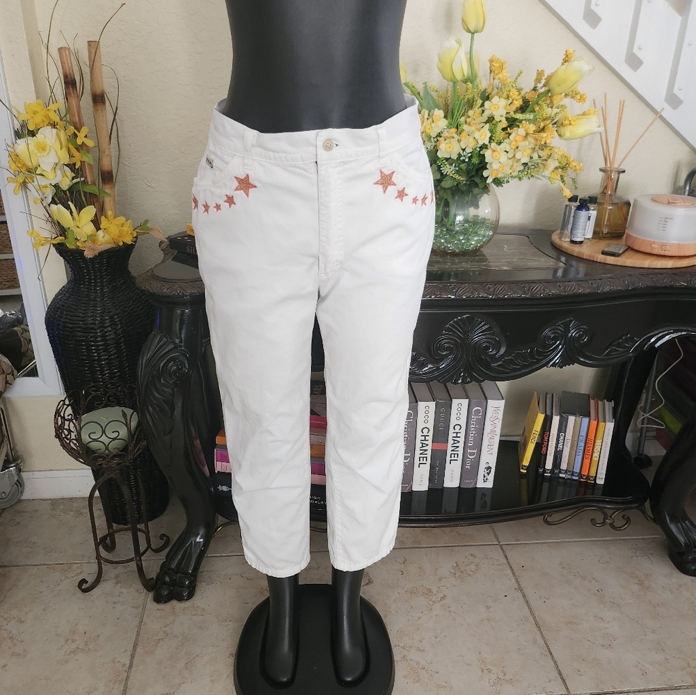 Escada Margaretha Ley vtg 80s high waist jeans size 42